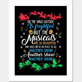 Broadway Ugly Christmas Sweater Posters and Art